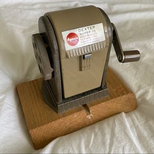 ✏️Vintage 50s/60s Apsco Dexter Super 10 School Pencil Sharpener  ✏️